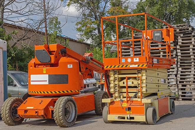 warehouse forklift in action in Lenexa, KS